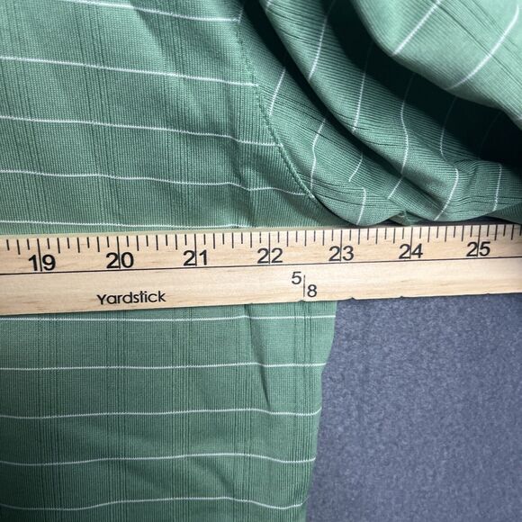 Nike Dri Fit Polo Shirt Mens XL Green Tiger Woods Collection Short Sleeve Check - Picture 7 of 9